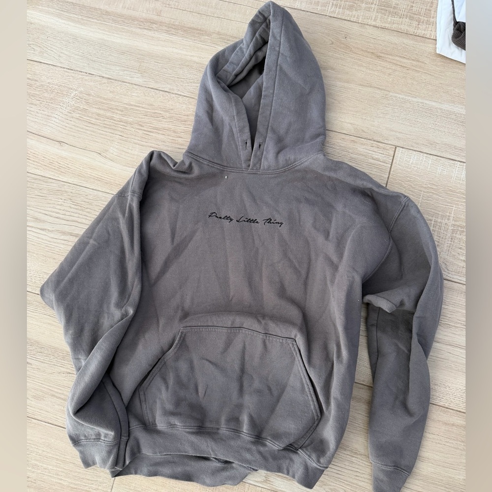 PrettyLittleThing Charcoal Hoodie for Women